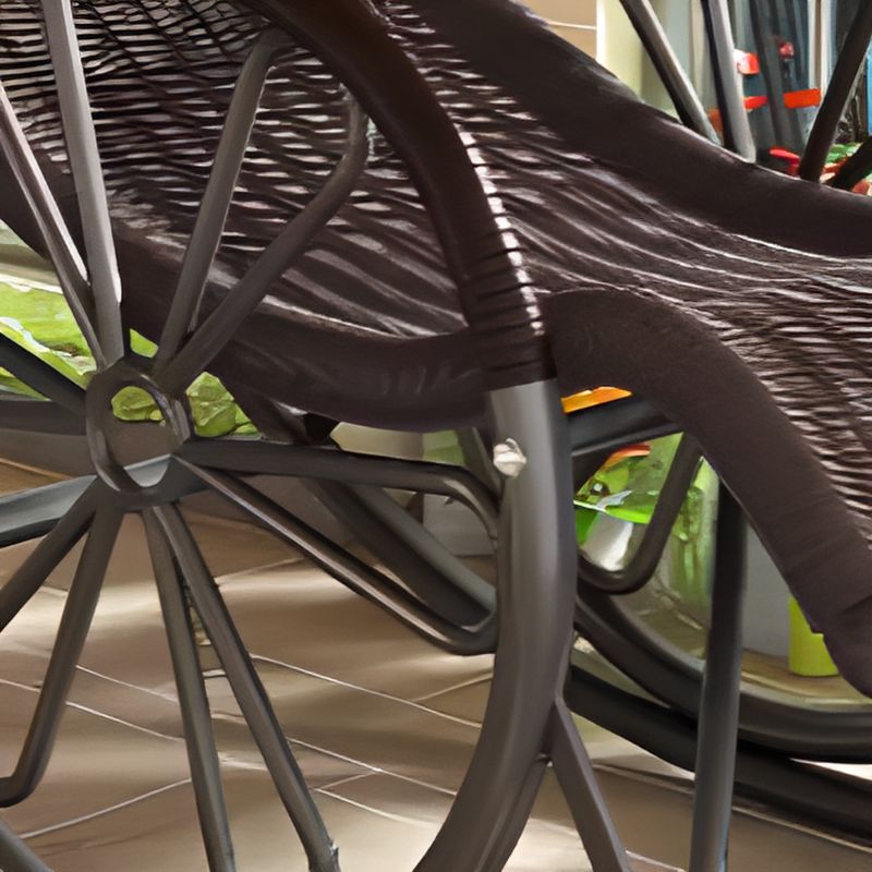 PE Rattan Rocking Chairs