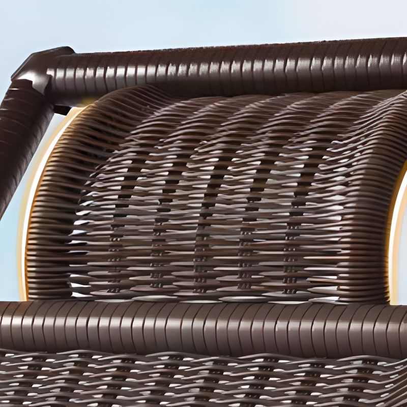 PE Rattan Rocking Chairs