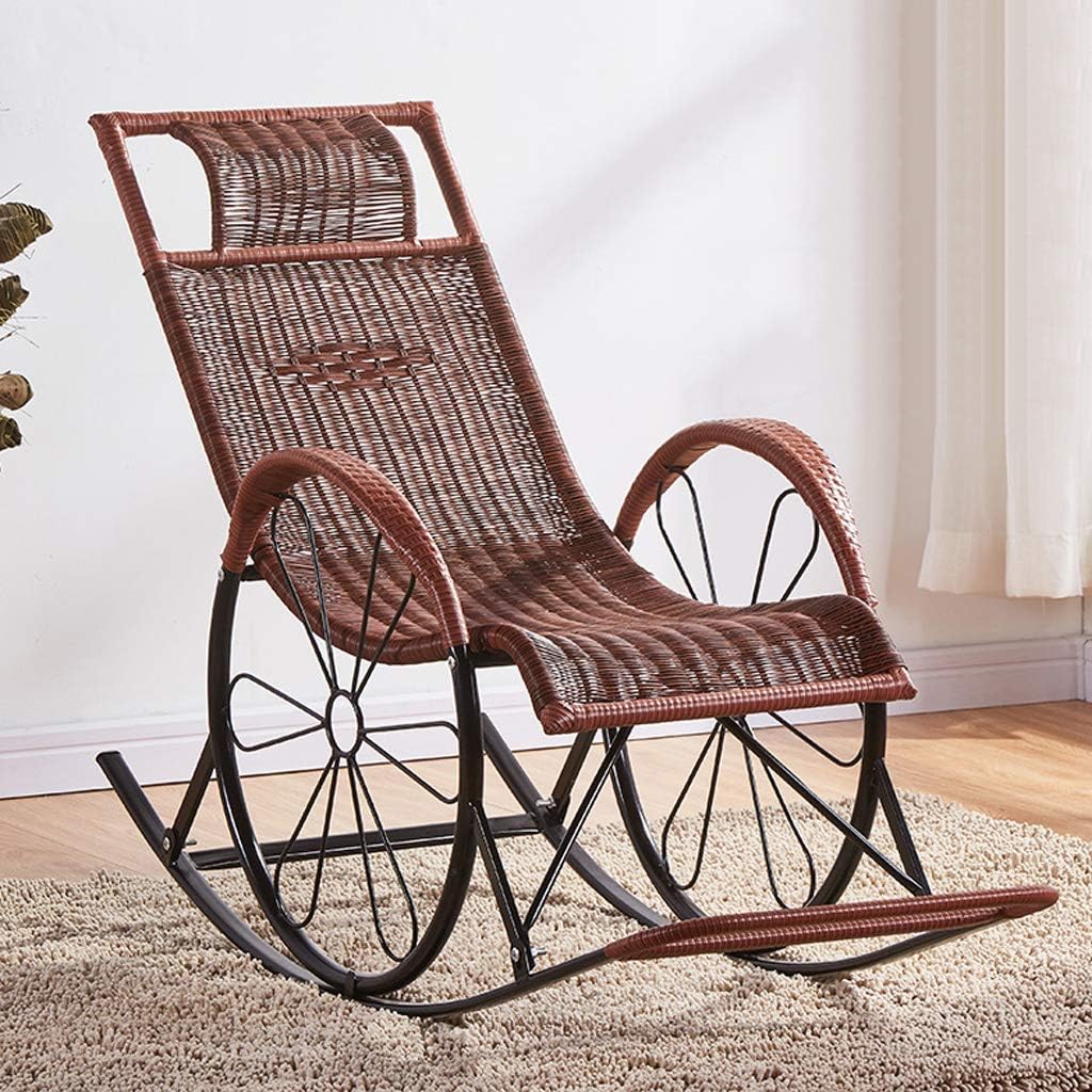 PE Rattan Rocking Chairs