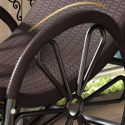 PE Rattan Rocking Chairs