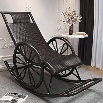 PE Rattan Rocking Chairs